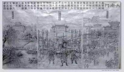 舒宏昌大型主题美术作品《西安城墙大南门揽胜图》创作纪实